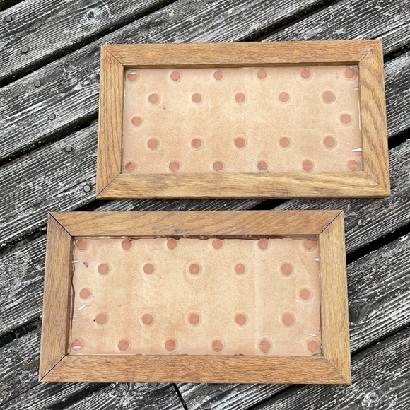 Vintage boho ceramic tile trivet - Picture 4 of 11